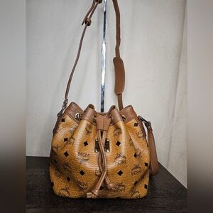 MCM bucket crossbody